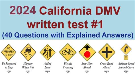 ca driving written test 2023